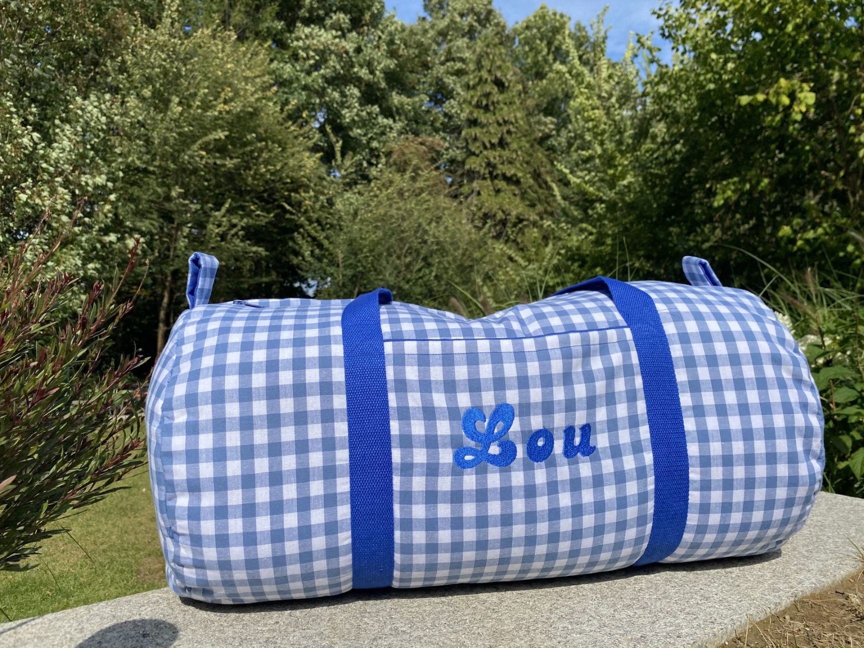 sac polochon maxi vichy