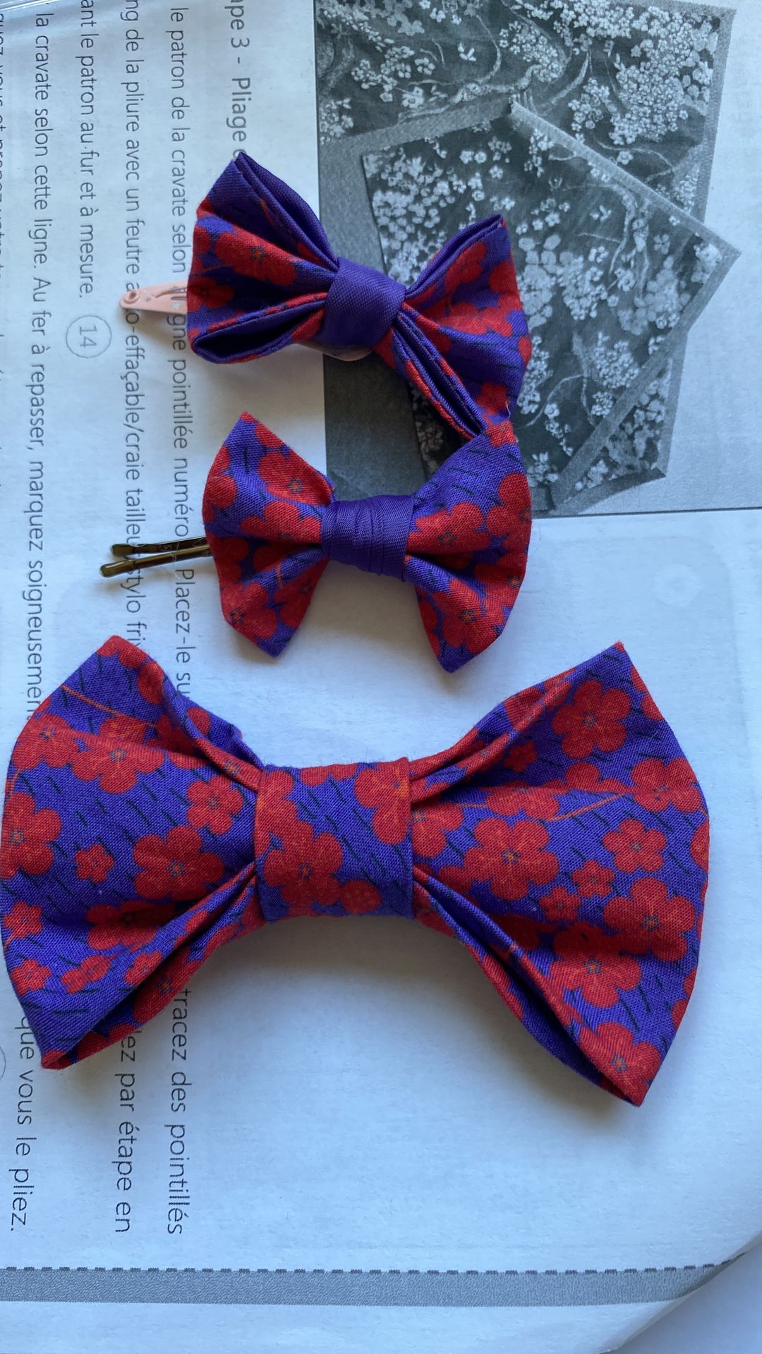 noeuds pour cheveux, assortis pour un mariage