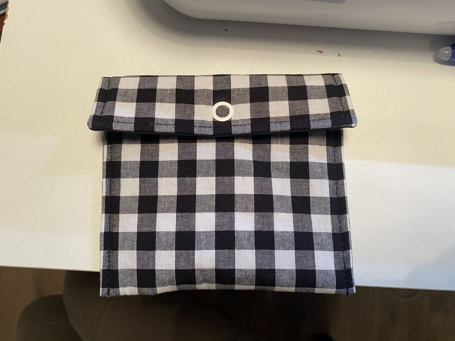 petite pochette vichy personnalisé 