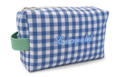 Grande trousse de toilette - Vichy et Coton Uni