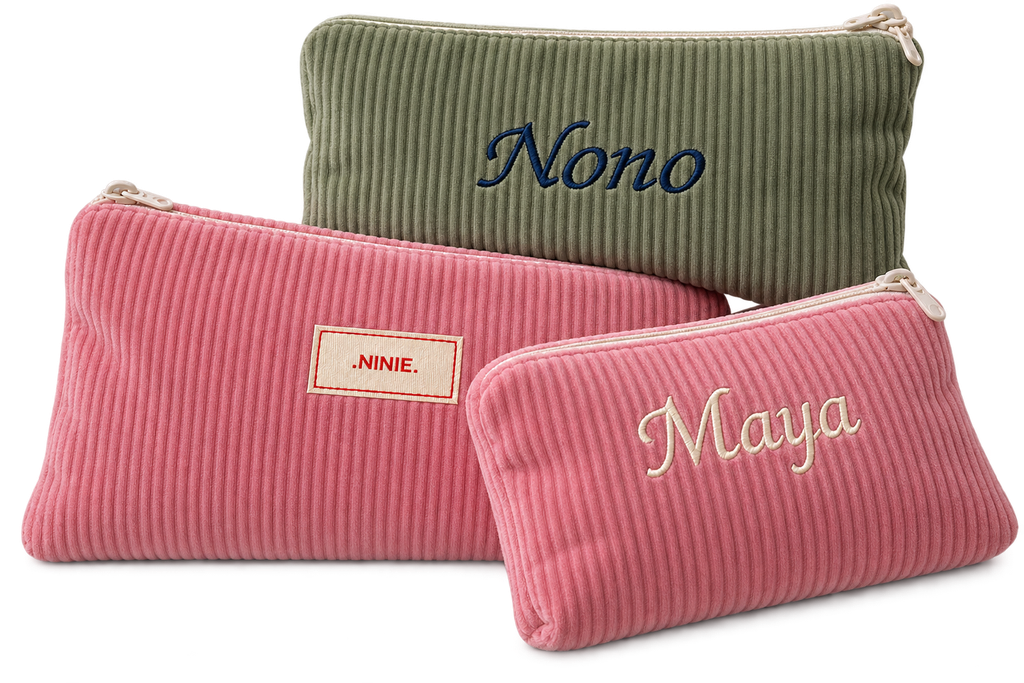 Petite trousse de toilette - Velours & Vichy